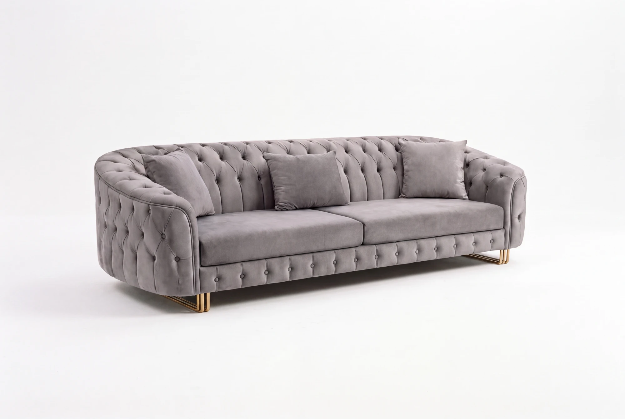 Tufted Royal sofa in Grey